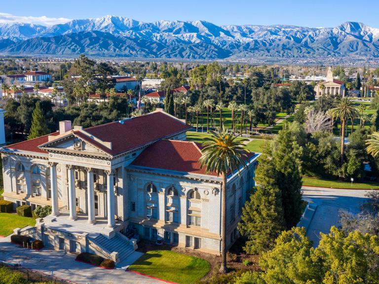 Media masthead -University of Redlands main campus